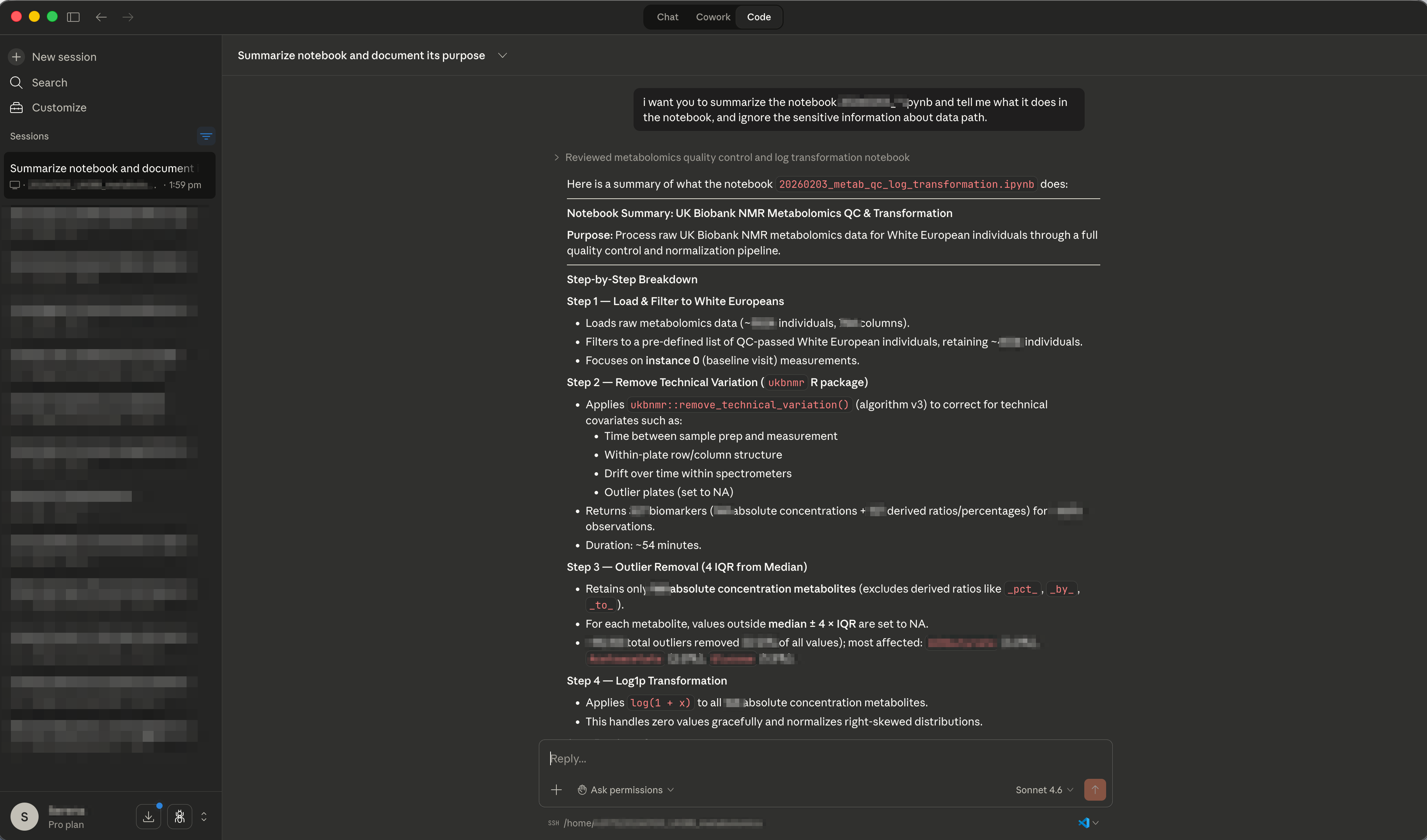 Claude Code Desktop via SSH